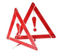 UTHCLO 2 Pièces Triangle Avertissement Voiture Kit Sécurité Routière Résistant Au Vent Facile à Robuste et Norme Nationale