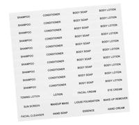 UTHCLO 20 Étiquettes Autocollantes Transparentes pour sous-Flacons Cosmétiques Résistantes à L'Eau pour Classification de Produits de Beauté Adaptées aux Flacons de Voyage