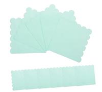 UTHCLO 20 Feuilles Serviettes Cocktail Festives Bord Ondulé Vert Menthe Papier Épais Doux Serviettes de Table Élégantes pour Maison et