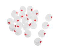 UTHCLO 20 Pièces Buses de Remplacement Plastique pour Aérosols Capuchons de Pulvérisation pour Peinture Graffiti Buses Autopulvérisantes Accessoires pour Bombes Aérosols Couleur Blanche