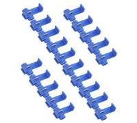 UTHCLO 20 Pièces Connecteur de Câbles Bleu sans Dénudage, Raccord Rapide