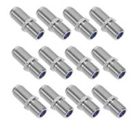 UTHCLO 20 Pièces Connecteurs Coaxiaux Adaptateurs Coupleurs pour Antenne Tv Connecteurs Aériens avec Joint Étanche Kit de Rallonge pour Câbles Coaxiaux Compatible Systèmes Tv