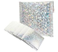 UTHCLO 20 pièces Enveloppes à Bulles Métalliques Argentées Sacs Expédition Étanches et Résistants pour Accessoires de Colis Professionnels Protection pour Petites Entreprises
