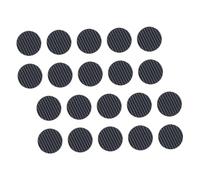 UTHCLO 20 pièces Grip Caoutchouc pour Médiators de Guitare Antidérapant Autocollant Accessoires Pratiques Noir et Facile à Utiliser