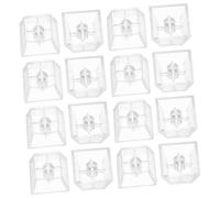UTHCLO 20 Pièces Lot de Coques Claires pour Clavier Mécanique Remplacement Haute Transparence Compatibles Gaming Faciles à Installer Nettoyer