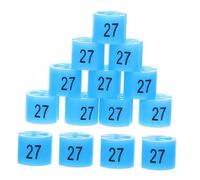 UTHCLO 200 Pièces Anneaux de Marquage de Plastique Ronds pour Cintres avec Chiffres Clairs Étiquettes Didentification de Faciles à Utiliser pour Présentoirs et Rayons de Vêtements