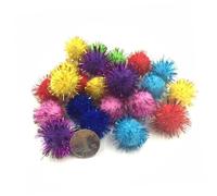 UTHCLO 200 Pièces Boules d'oignon Duveteux Boule de Scintillement Pompons pour bricoler de guirlandes à