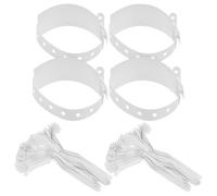 UTHCLO 200 Pièces Bracelets Médicaux PVC Résistants à Eau Déchirure Bande Identification Patient Écrivable Bracelet Hôpital Confortable et Hypoallergénique pour Adultes