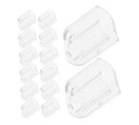 UTHCLO 20pièces Couvercles Transparent pour Brosse à Dents Universelle pour Brossettes Manuelles Et Électriques pour Voyage Et Bureau