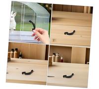 UTHCLO 24 Pièces Clips de Fixation pour Cage à Animaux Accessoires Résistants pour Petits Animaux Clips de Bordure Universels pour Cage de Lapin Hamster Chiot et Poulet Fixation Stable et