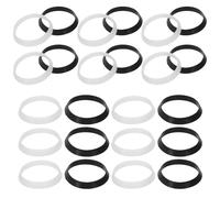 UTHCLO 24 Pièces Joint D'étanchéité en Caoutchouc pour Bonde D'évier Cuisine 38mm Forme Conique, Facile à Installer Entretien pour Réparation Plomberie Maison