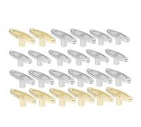 UTHCLO 24 Pièces Music Box Winder Keys Set Metal Bar Replacement for Jewelry Box Globe Turntable Ergonomic Handle Reliable Fit Decorative Functional Accessories