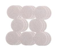 UTHCLO 24 pièces Patins Feutre Ronds Autocollants pour Meubles Chaise Protection Sol Dur Antidérapants Silencieux Épaissis