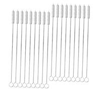 UTHCLO 25 pièces Brosse de Nettoyage Inoxydable Multi-fonction Brosse Récurer pour Pailles et Tubes Long pour Nettoyage Sans Coin Mort Accessoire Pratique pour Cuisine et Biberons