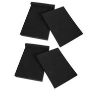 UTHCLO 2pcs Coussinets D'isolation pour Haut-parleurs en Mousse Pu Anti-vibration Support Stable Installation Facile pour Isolation Acoustique Studio