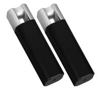 UTHCLO 2pcs Poignées de Cordon de Store en Fer et Plastique Noir, Poids de Remplacement pour Volet Roulant, Fixation Anti-Vent pour Stores et Volets