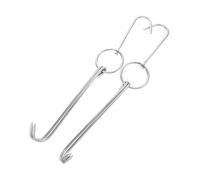 UTHCLO 2pièces Crochets à Viande Acier Inoxydable De Crochets Robustes Pour Barbecue Fumage Et Cuisson De Viandes Facile à Utiliser Et