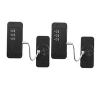 UTHCLO 2pièces Verrous à Combinaison Pour Réfrigérateur Et Fenêtres De Sécurité Adhésifs Efficaces Pour Armoire Et Prévention Involontaires