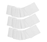 UTHCLO 3 boîtes Cartes Vierges Multifonction Papier Cartonné Blanc Lot de Boîtes Compactes pour Prise de Notes Mots Personnalisables Fournitures pour Usage et Organisation