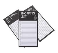 UTHCLO 3 Carnets de Listes de Courses Bloc-Notes Agenda Quotidien Papier Épais Petit Planificateur de Courses Pratique et Léger pour Organisation Quotidienne