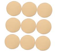 UTHCLO 3 Pièces Blank Coins For Engraving Round Brass Blanks Compatible With Various Engraving Machines For DIY Crafts Birthday And Travel Keepsake Collections