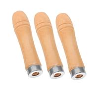 UTHCLO 3 Pièces Poignée de Rechange Massif pour Spatule et Louche de Casserole Antidérapante et Résistante Chaleur Compatible Universellement avec Lot