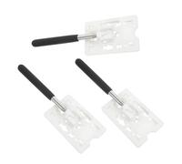 UTHCLO 3 pièces Porte-Cartes Télescopique pour Carte Péage Voiture Tige Extensible Résistante et Étanche Outil Pratique pour Paiement Stationnement Résidentiel et Commercial Lot