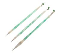 UTHCLO 3 Pièces Set de Pinceaux de Calligraphie Polyvalents pour Débutants Pinceaux Chinois pour Aquarelle Peinture Japonaise et Sumi Outils Précis pour Peinture Traditionnelle Croquis et