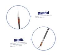 UTHCLO 3 pièces Set Pinceaux Calligraphie Chinoise Poils de Loup Brosse Traditionnelle pour Dessin et Écriture Sumi Kit Débutant avec Grandes Moyennes et Petites Styles Aléatoires