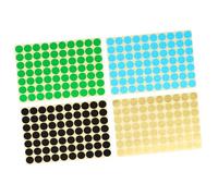 UTHCLO 30 feuilles Lot de Autocollants Ronds Colorés Gommettes Auto-adhésives Décoratives pour Étiquetage et Loisirs Créatifs Papier Sûr sans Résidu pour Garçon Fille et Organisation