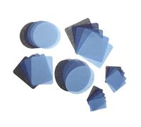 UTHCLO 30 Pièces Kit Patches Denim Faits Main à Coudre de Réparation pour Jeans Ovales et Rectangulaires pour Réparation et Customisation de Vêtements Jean