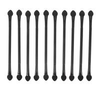 UTHCLO 30 Pièces Lot de 30 Pinceaux Éponges à Double Embout pour Peinture Sèche, Vieillissement et Dépoussiérage, Outils de Modélisme Diy, Éponges Noires Longues pour Arts Créatifs et