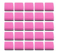 UTHCLO 30 Pièces Mini Effaceurs Magnétiques pour Tableau Mini Lingettes Feutrine Sèche pour Tableau Nettoyeurs Portables pour Salle de Classe Bureau et Enseignants Couleurs Vives