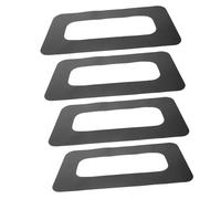 UTHCLO 4 Pièces Adaptateur de Boîtier Aileron pour Planche de Paddle Patch de Réparation Sup Base Détachable PVC Résistant Accessoire de Surf pour Stabilité et Maniabilité Améliorée