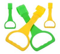 UTHCLO 4 pièces Anneaux de Tirage pour Garçon Fille Accessoires de Lit à Barreaux Nés Aide Station Debout et Marche Anneaux Suspendus pour Berceau Garçon Fille Jeu Apprentissage Sûr et