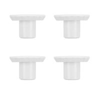 UTHCLO 4 Pièces Bouchon de vidange congélateur Joint de Vidange des fuites congélateur abfssrohr stopfen Plastique Blanche