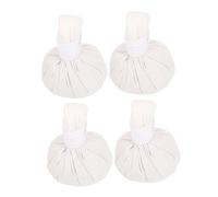 UTHCLO 4 Pièces Boules de Massage Thaï Naturelles Compresses Chaudes de Soin pour Relaxation Musculaire Outils Portables pour Spa et Soin Du Corps