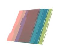 UTHCLO 4 pièces Diviseurs pour Classeurs Plastique Intercalaires Détachables pour Cahier et Organiseur Pages de Séparation pour Notes et Documents