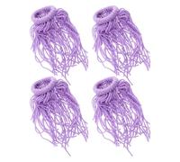 UTHCLO 4 Pièces Lot de 4 Gerbes Flottantes Violettes Ponte des Poissons, Accessoires D’Élevage pour Aquarium, Support de Frayère et Cachette Naturelle pour Alevins, Outil de Collecte