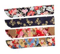 UTHCLO 4 pièces Lot de Pochettes Élégantes pour Éventails Pliants Japonais Sacs de Rangement Légers et Portables Vintage Protection Pratique pour Éventail de Main Lors de Mariages et