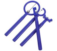 UTHCLO 4 pièces Outils Musculaire Buccal pour Garçon Fille Appareil Entraînement Langue Correcteur de Poussée Langue Outil de Réhabilitation Phonétique Couleur Bleue