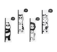 UTHCLO 4 pièces Panneau Mémo Acrylique pour Écran PC Tableau Affichage Latéral Support Message Bureau et Maison Rappel Notes Personnelles et Pratique