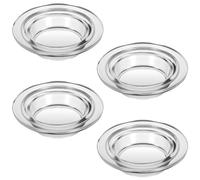 UTHCLO 4 Pièces Plat de Remplacement pour Chauffe-Cire Fondue Rond en