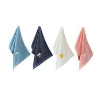 UTHCLO 4 Pièces Serviettes Coton Long Staple pour Ultra Absorbantes Sèche Rapide pour Bain Visage Serviettes pour Nourrissons pour Aux Nouveaux Parents