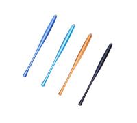 UTHCLO 4 pièces Stylets Capacitatifs Métalliques avec Pointe Fibre Remplaçable Stylo Tactile pour Tablette et Smartphone Outils Écriture Compatible Écran Capacitif Couleurs Mixtes