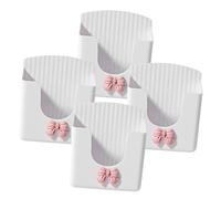 UTHCLO 4 pièces Support Mural Télécommande et Smartphone Porte Chargeur Mural Adhésif sans Perçage Organisateur Multifonction Blanc pour Chambre et Salon
