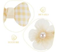 UTHCLO 40 Accessoires de Toilettage pour Animaux - Pinces à Cheveux et Nœuds Faits Main - Lot de 40 Pièces en Tissu Doux - pour Chiens Chats et Chiots - Décorations pour Poils D’Animaux