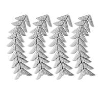 UTHCLO 40 Pièces Protège-Coins D'album en Métal Argenté, Style Vintage, pour Scrapbooking et Décoration, Protection Solide et Épaisse des Coins de Photo et Menus