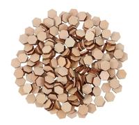 UTHCLO 400 pièces Disques Hexagone Naturels Non Finition pour Décoration DIY Accessoires de Voyage et Photographie Ornements Artisanaux Polyvalents