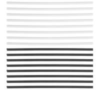 UTHCLO 40pcs Repères Latéraux pour Manche de Guitare en Abs, Faciles à Installer, Accessoires Guitare pour Débutants, Points de Marquage 15mm Noir et Blanc